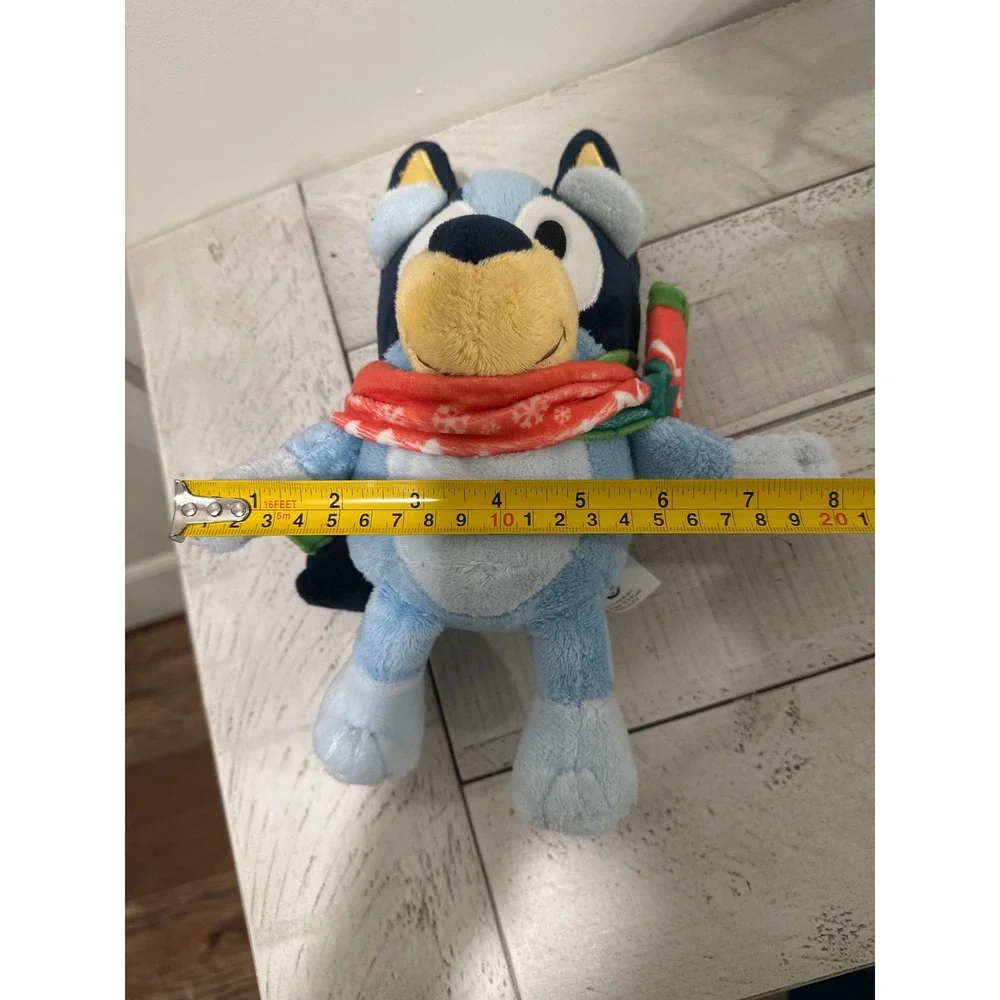 Bluey Christmas Plush Holiday Scarf Stuffed Animal Dan Dee 9 Inch Toy